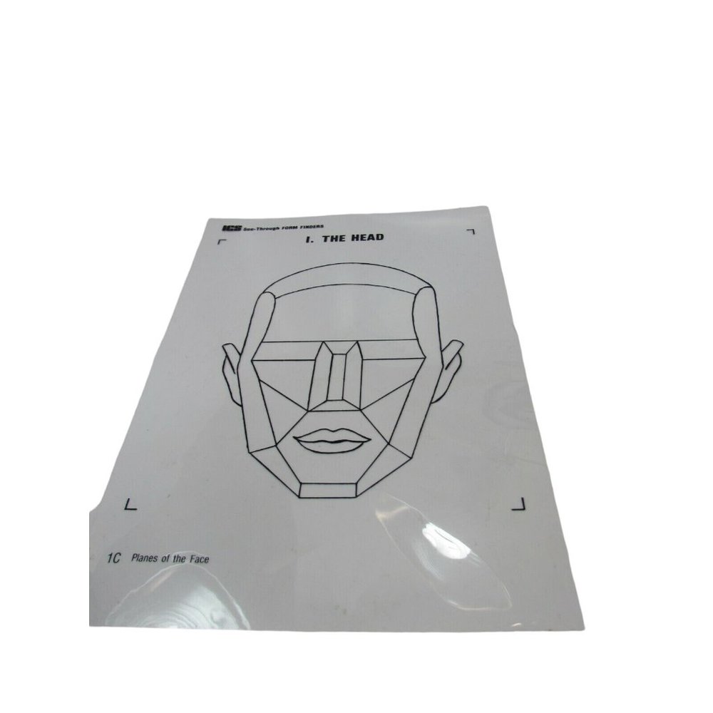 ICS Form Finders Planes of the Face Head Transparency See Through 53599